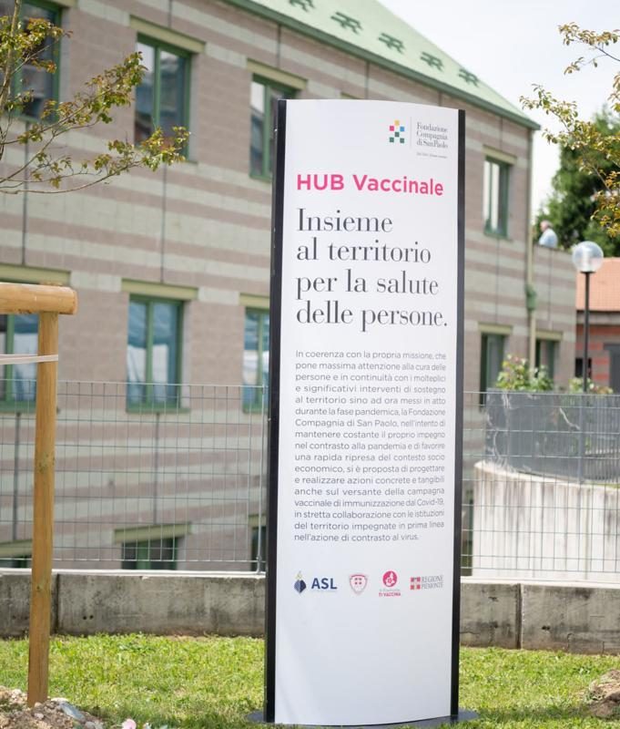 Inaugurazione hub vaccinale CSP