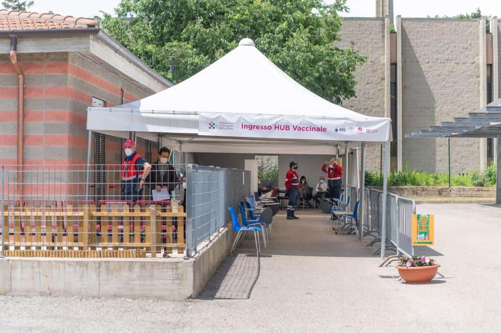 Inaugurazione hub vaccinale CSP
