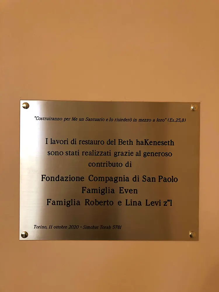Il Tempio Ebraico di Torino restituito alla città